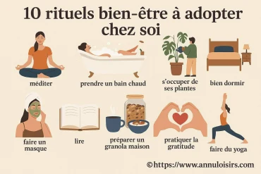 10 rituels bien-être à adopter chez soi pour se sentir mieux au quotidien