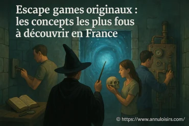 Escape games originaux : quels sont les concepts les plus fous à découvrir en France ?
