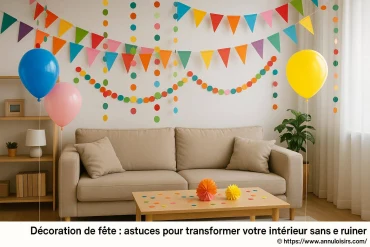 Décoration de fête : comment transformer votre intérieur sans vous ruiner