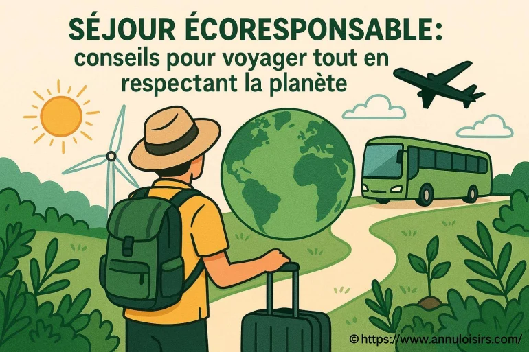 Séjour écoresponsable : comment voyager tout en respectant la planète