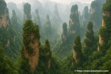 Parc Zhangjiajie : découvrez les falaises vertigineuses et forêts flottantes de Chine
