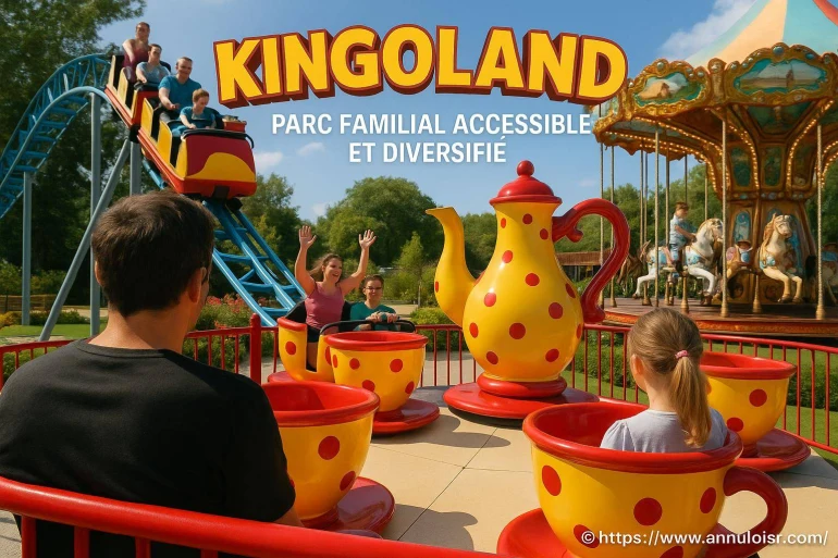 Kingoland : un parc familial accessible et diversifié pour petits et grands