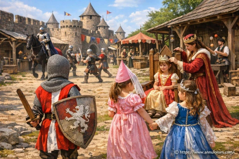 Week-end médiéval à provins : transformez vos enfants en chevaliers et princesses