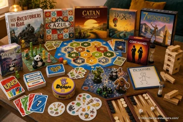 Différents jeux de sociétés : 15 activités ludiques à tester ensemble