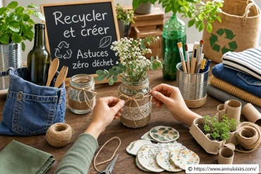 Recycler et créer : astuces zéro déchet pour des loisirs créatifs
