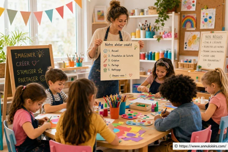 Comment organiser un atelier créatif pour enfants ?