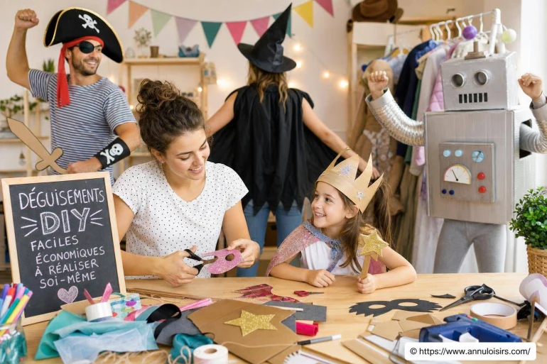 Déguisements DIY : idées faciles et économiques à réaliser soi-même