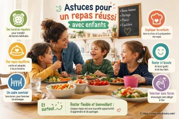 Astuces pour un repas réussi avec enfants