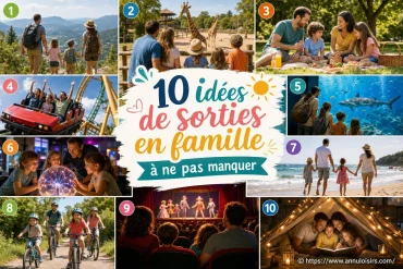 10 idées de sorties en famille à ne pas manquer
