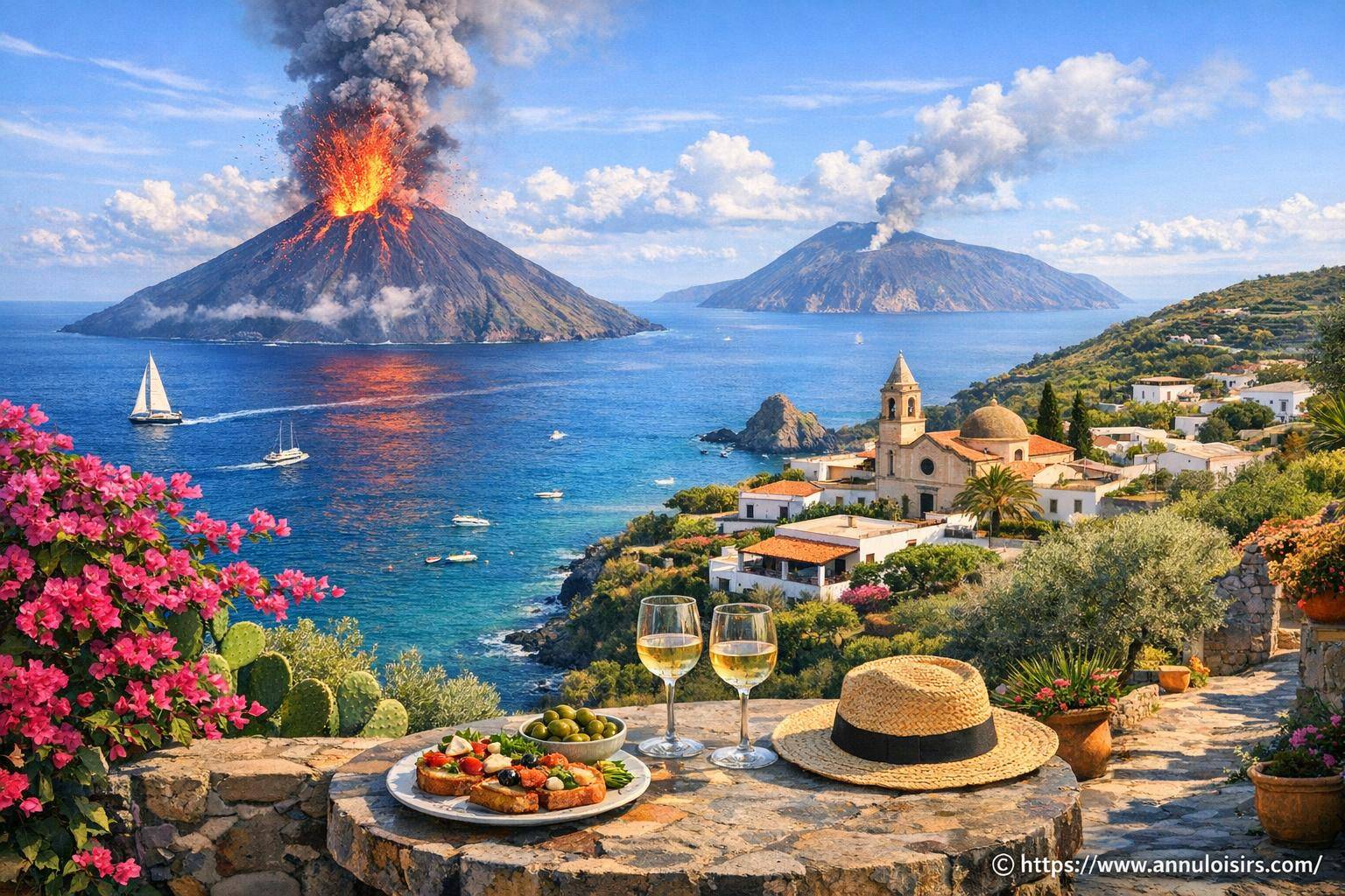 Les îles Éoliennes entre volcans actifs et charme méditerranéen