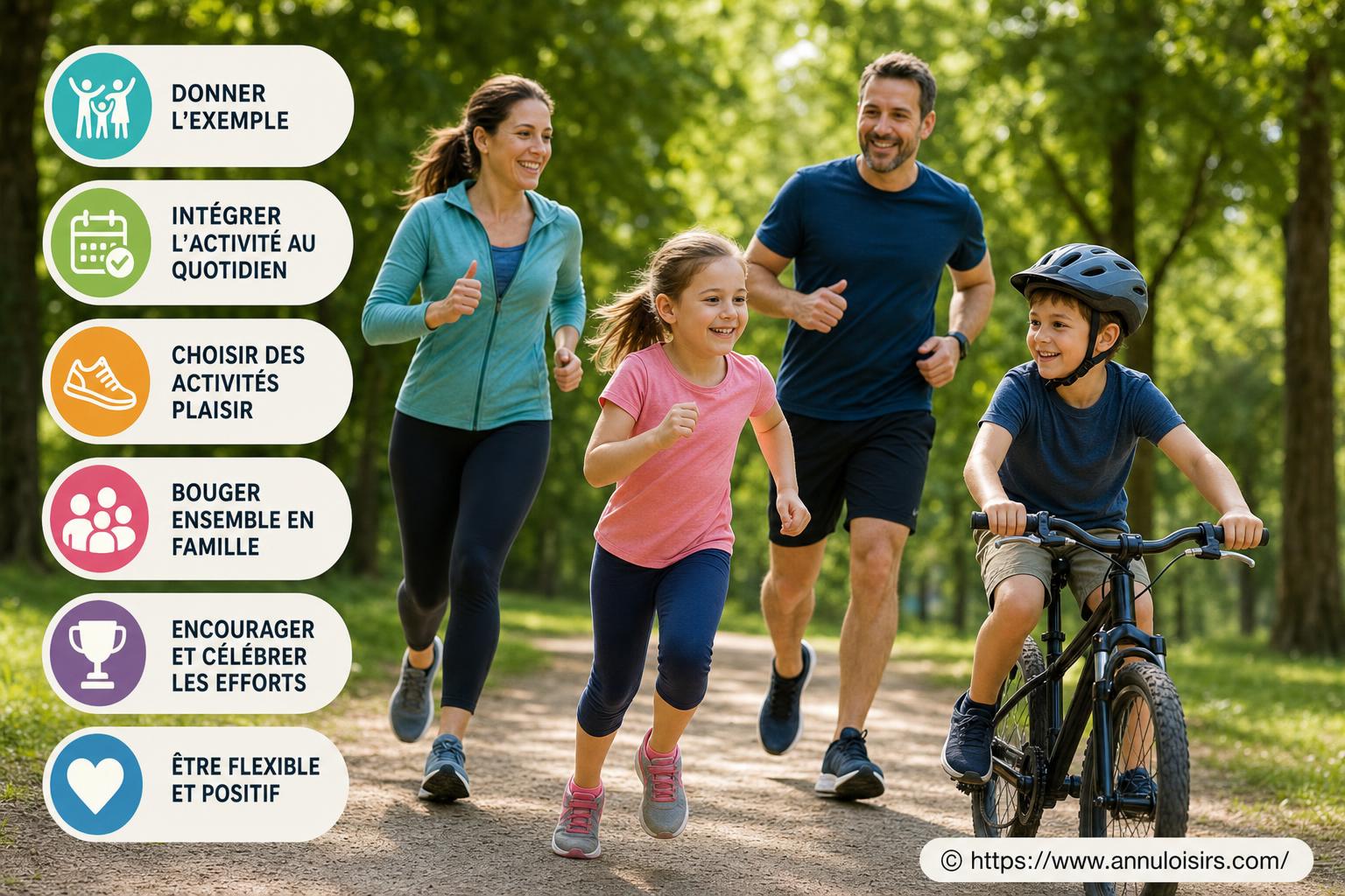 Astuces pour motiver toute la famille à bouger au quotidien